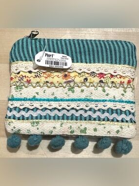NEW, Pier 1 Imports Coin Purse, Y2K Vintage Style, New with Tags, Made in India